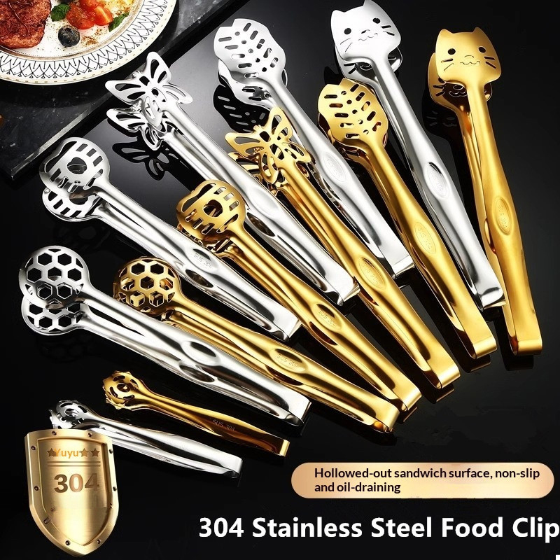 Kitchen Appliances Small - Stainless Steel Food Tongs Food Tongs