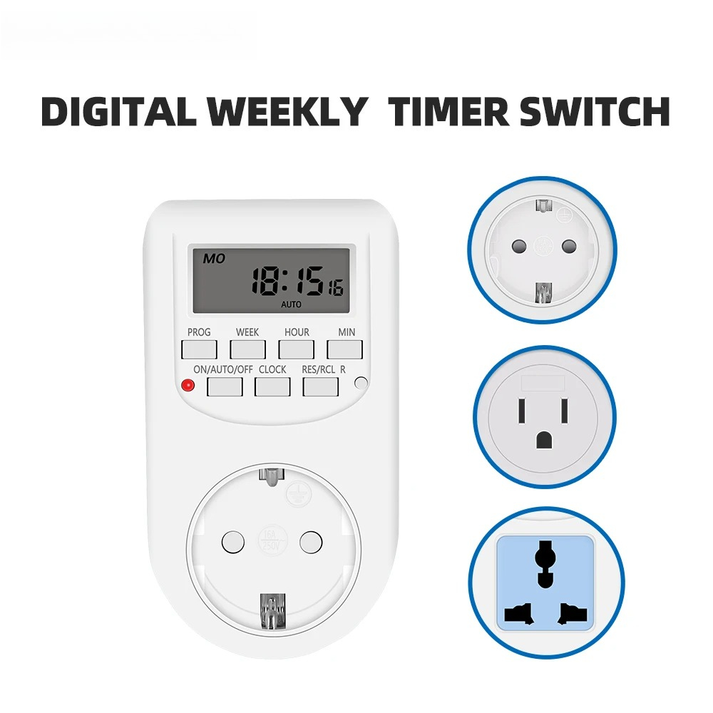 Kitchen Appliances Outlet - Digital Timer Switch Electronic 12/24 Hour