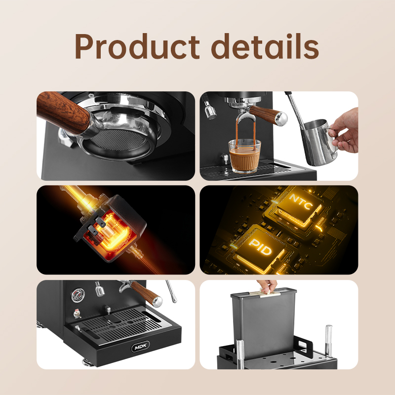 MDK Commercial Espresso Maker  – Espresso Machine Semi Auto Bewertung und Preis