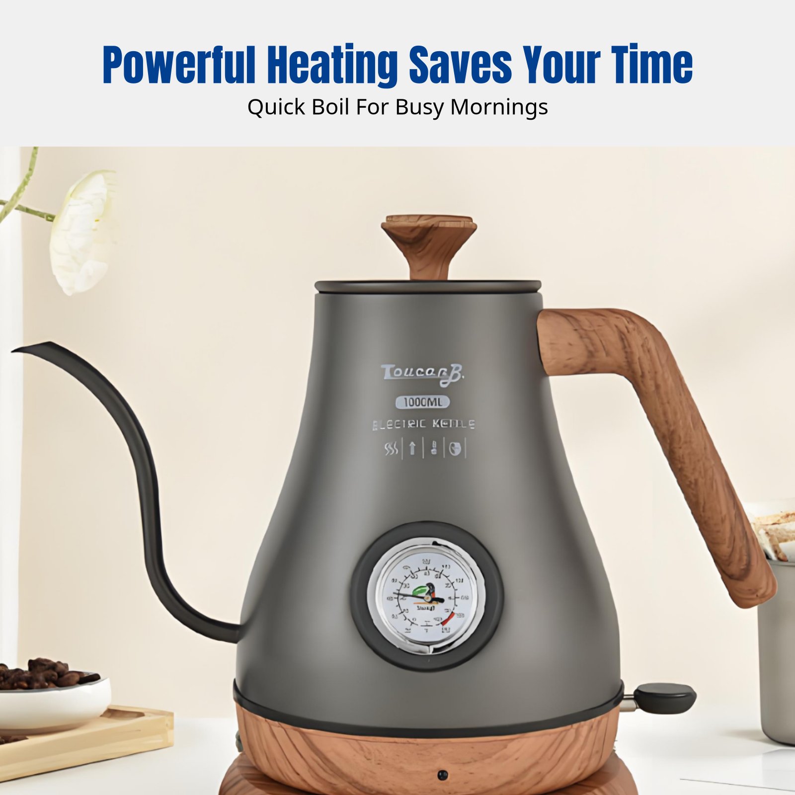 Electric Gooseneck Kettle, Sta – Electric Kettle Gooseneck Bewertung und Preis