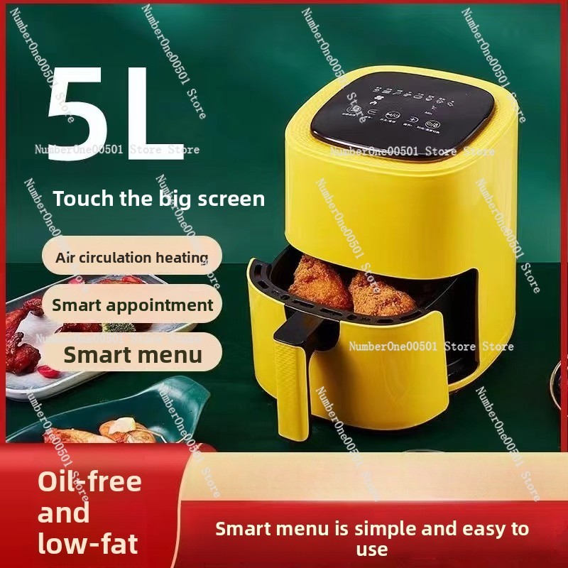 5L Large Capacity Smart Electr – Air Fryer 5L Digital Bewertung und Preis