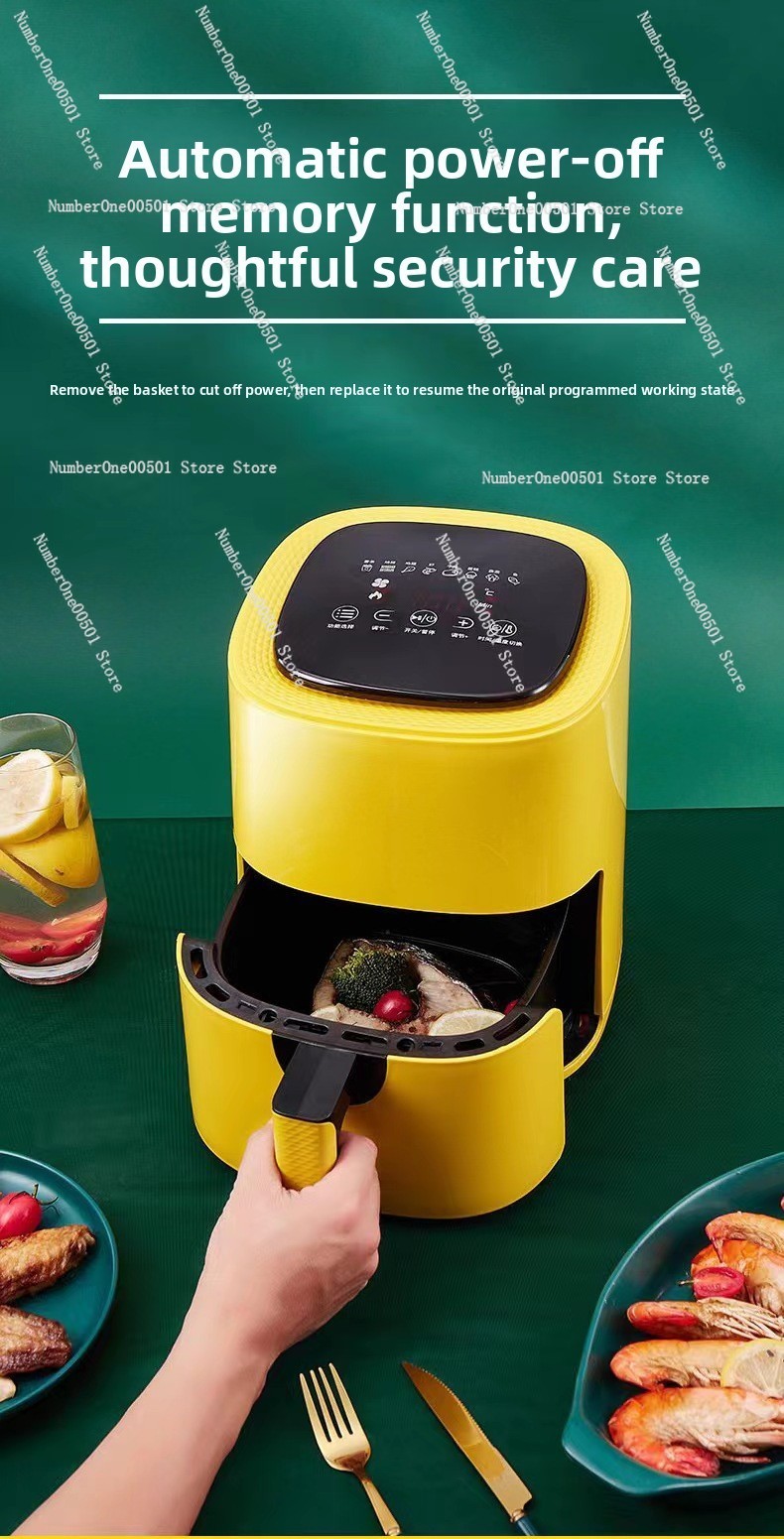 5L Large Capacity Smart Electr – Air Fryer 5L Digital Bewertung und Preis