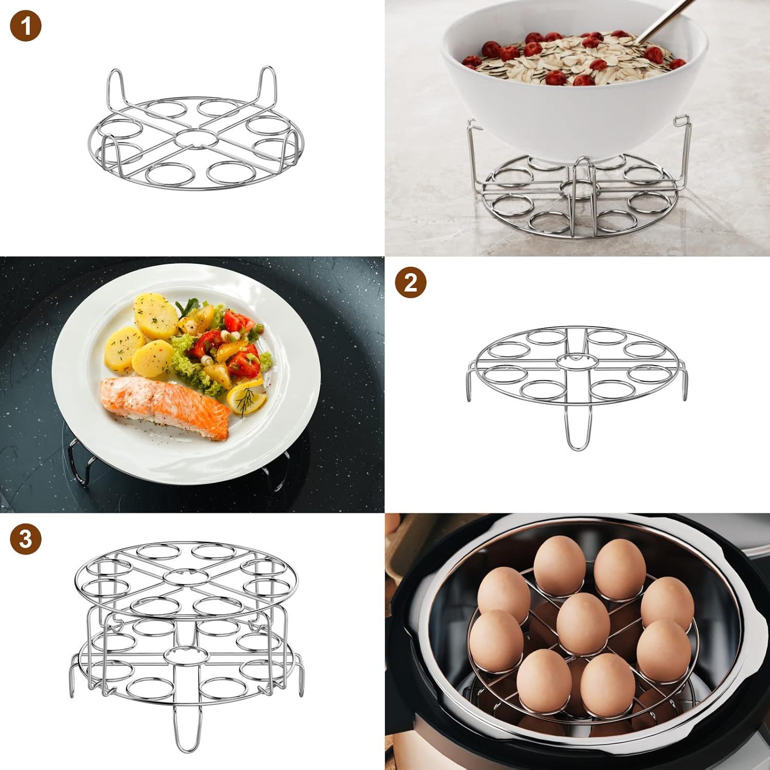 Stainless Steel Egg Steamer Ra – Instant Pot Pressure Cooker Bewertung und Preis