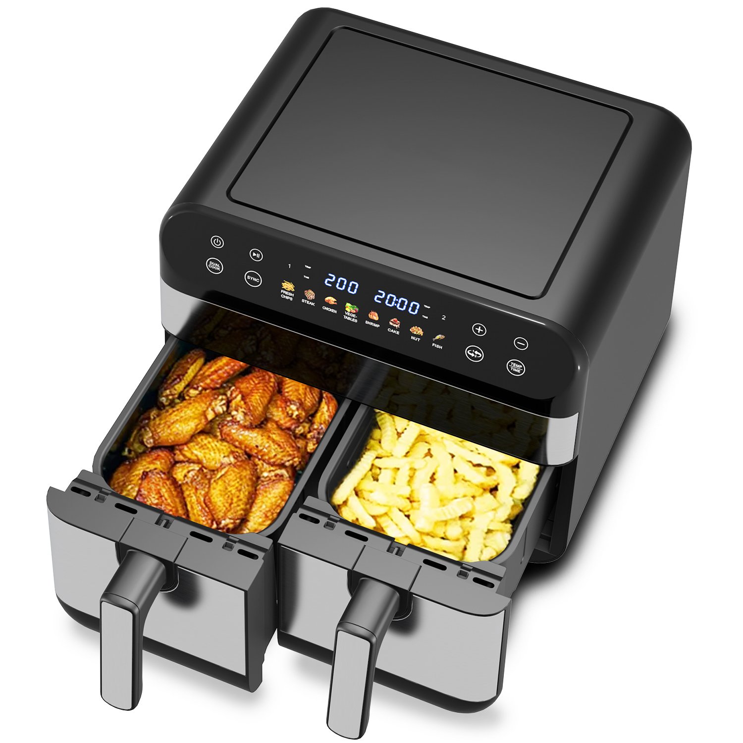 Double 5L Cooking Baskets Deep – Air Fryer 5L Digital Bewertung und Preis