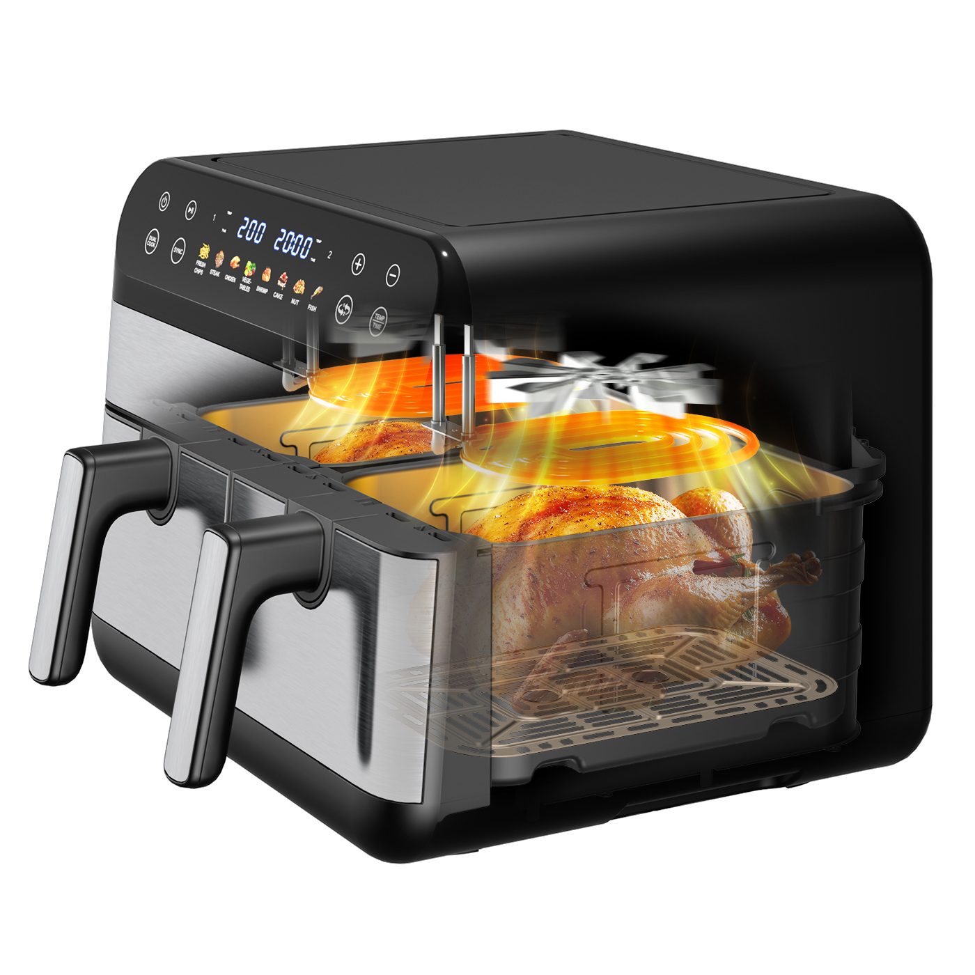 Double 5L Cooking Baskets Deep – Air Fryer 5L Digital Bewertung und Preis