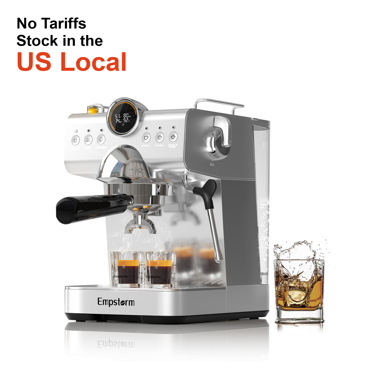 Empstorm Factory Price Double- – Espresso Machine Semi Auto Bewertung und Preis