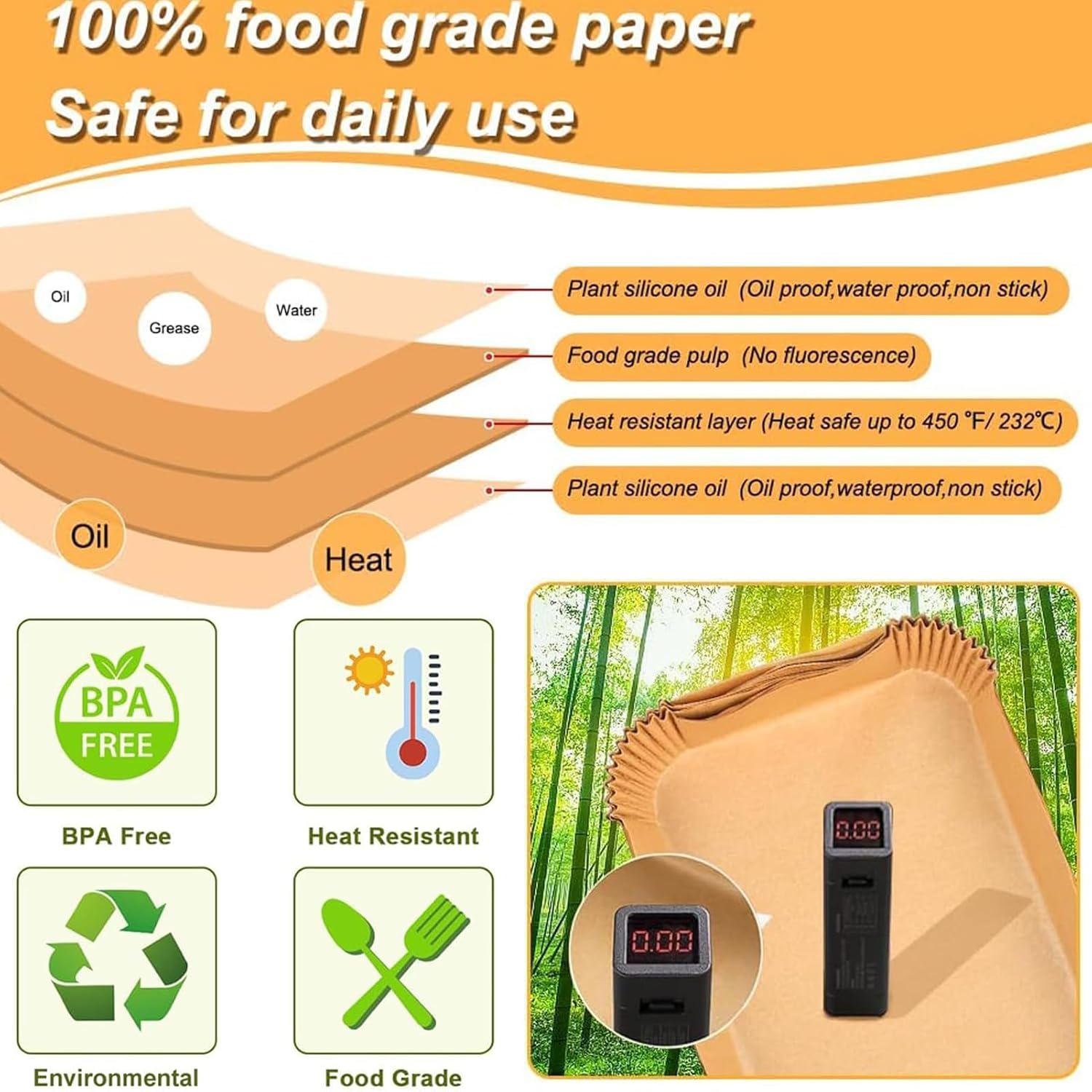Air Fryer Baking Paper Parchme – Air Fryer 5L Digital Bewertung und Preis