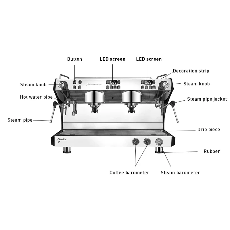 Semi Auto Barista Commercial E – Espresso Machine Semi Auto Bewertung und Preis