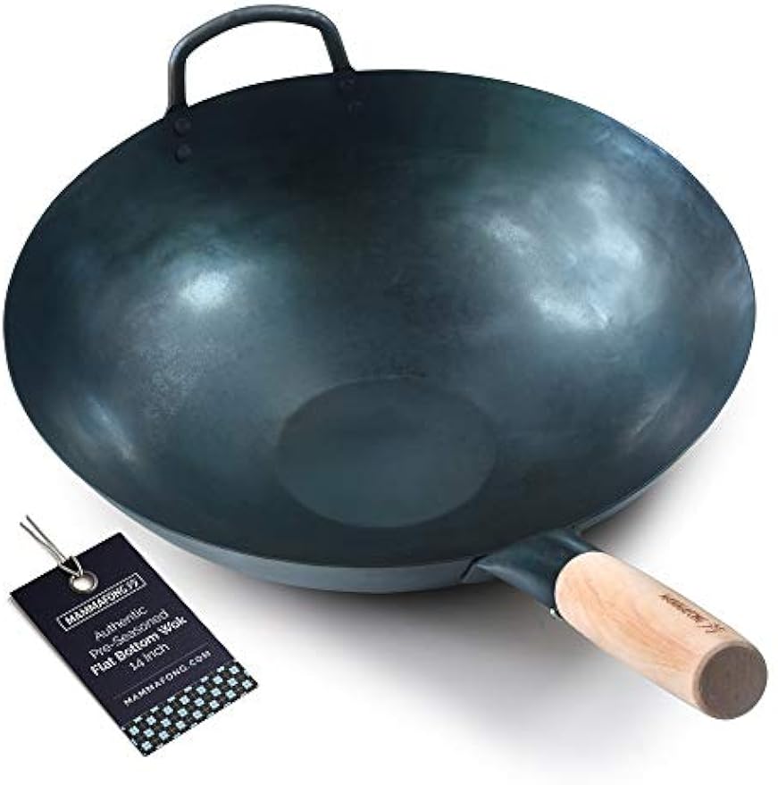 14 Inch Pre-Seasoned Carbon St – Wok Electric Flat Bewertung und Preis