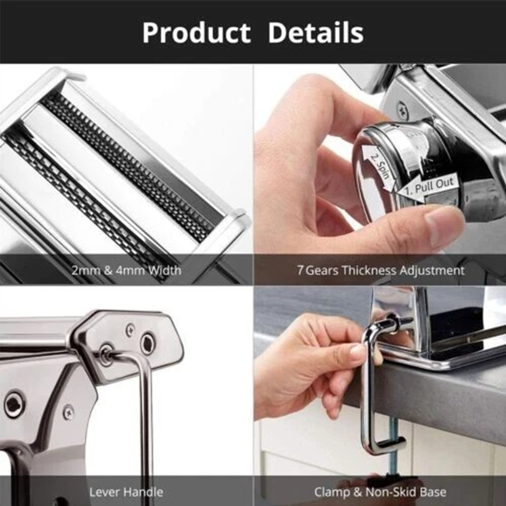 Pasta Maker Machine Stainless  – Pasta Machine Electric Bewertung und Preis