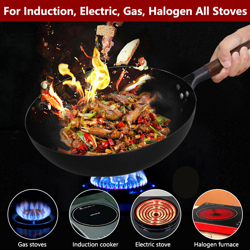 Carbon Steel Wok Pan 32cm Stir – Wok Electric Flat Bewertung und Preis