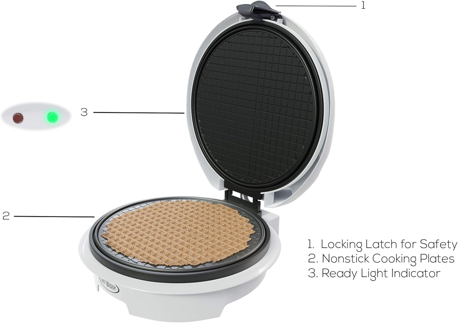 Electric Waffle Cone Maker wit – Kitchen Appliances Small Bewertung und Preis
