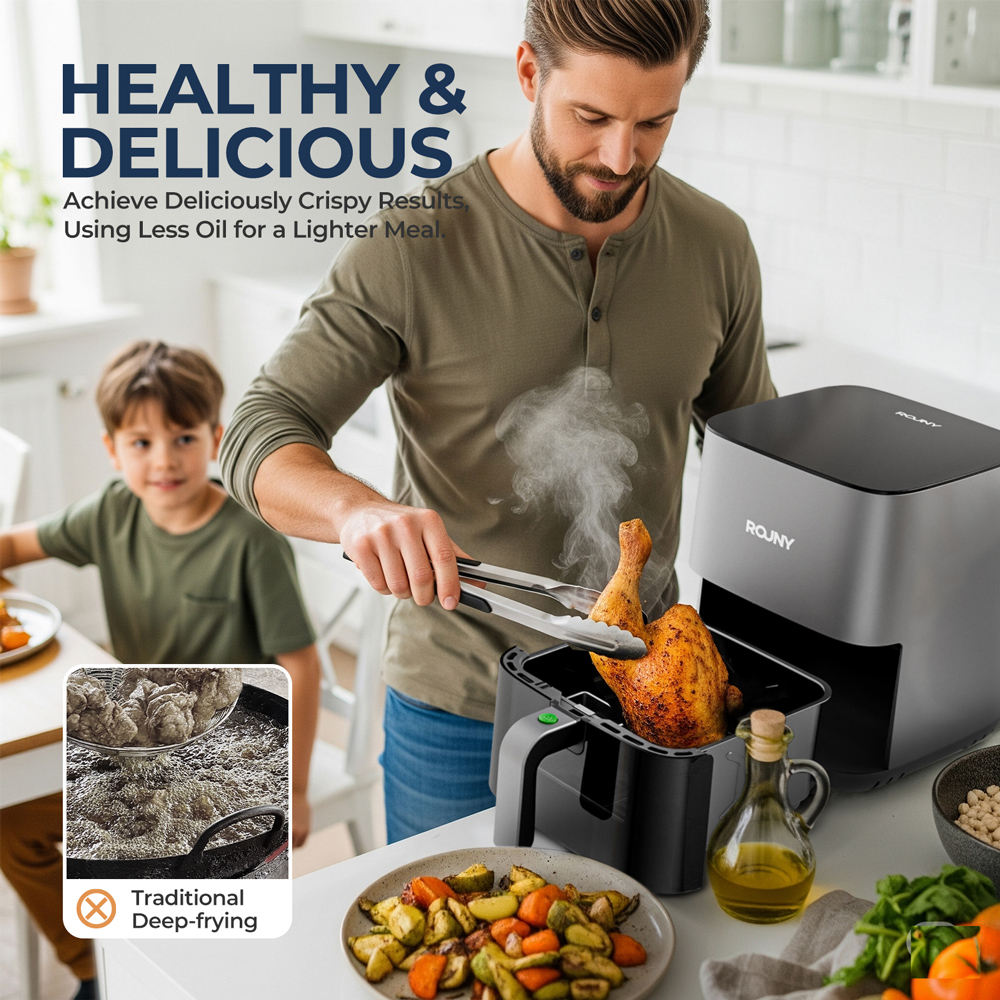 ROUNY Air Fryer 5L, Electric H – Air Fryer 5L Digital Bewertung und Preis