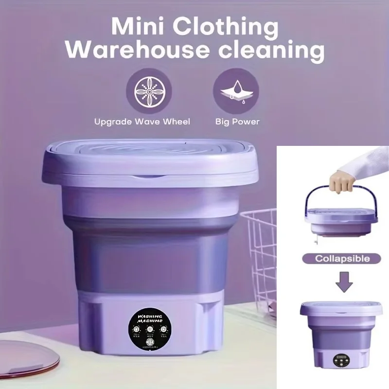 8L Foldable Mini Washing Machi – Kitchen Appliances Small Bewertung und Preis