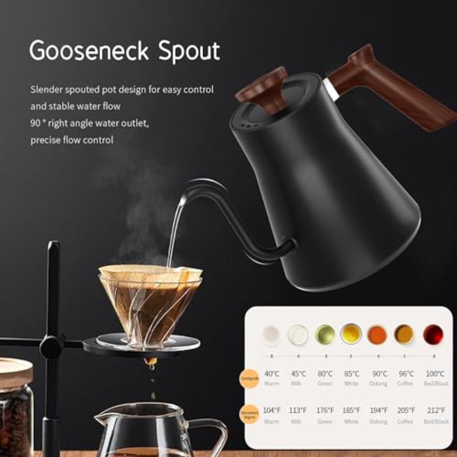 Electric Gooseneck Kettle with – Electric Kettle Gooseneck Bewertung und Preis