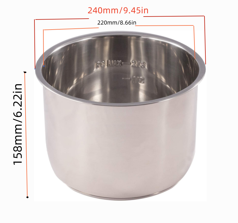 1pcs Stainless Steel Inner Coo – Instant Pot Pressure Cooker Bewertung und Preis