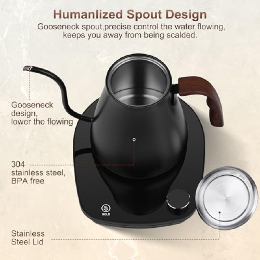 Gooseneck Electric Kettle, Int – Electric Kettle Gooseneck Bewertung und Preis